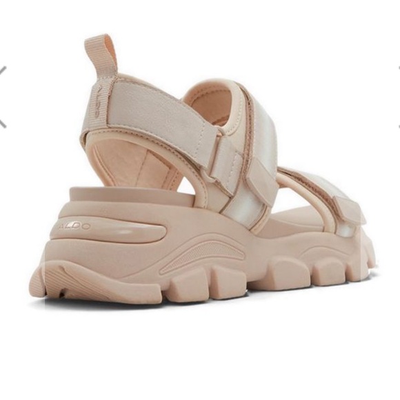 Aldo Wedge Heel Dad Sandal with Velcro - Picture 5 of 12